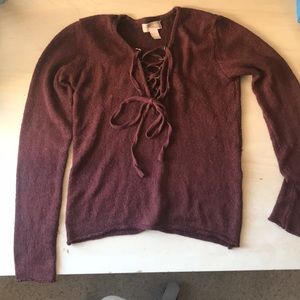 Maroon sweater